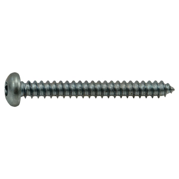 Midwest Fastener Sheet Metal Screw, #6 x 1-1/4 in, Zinc Plated Steel Pan Head Torx Drive, 30 PK 37058 - main